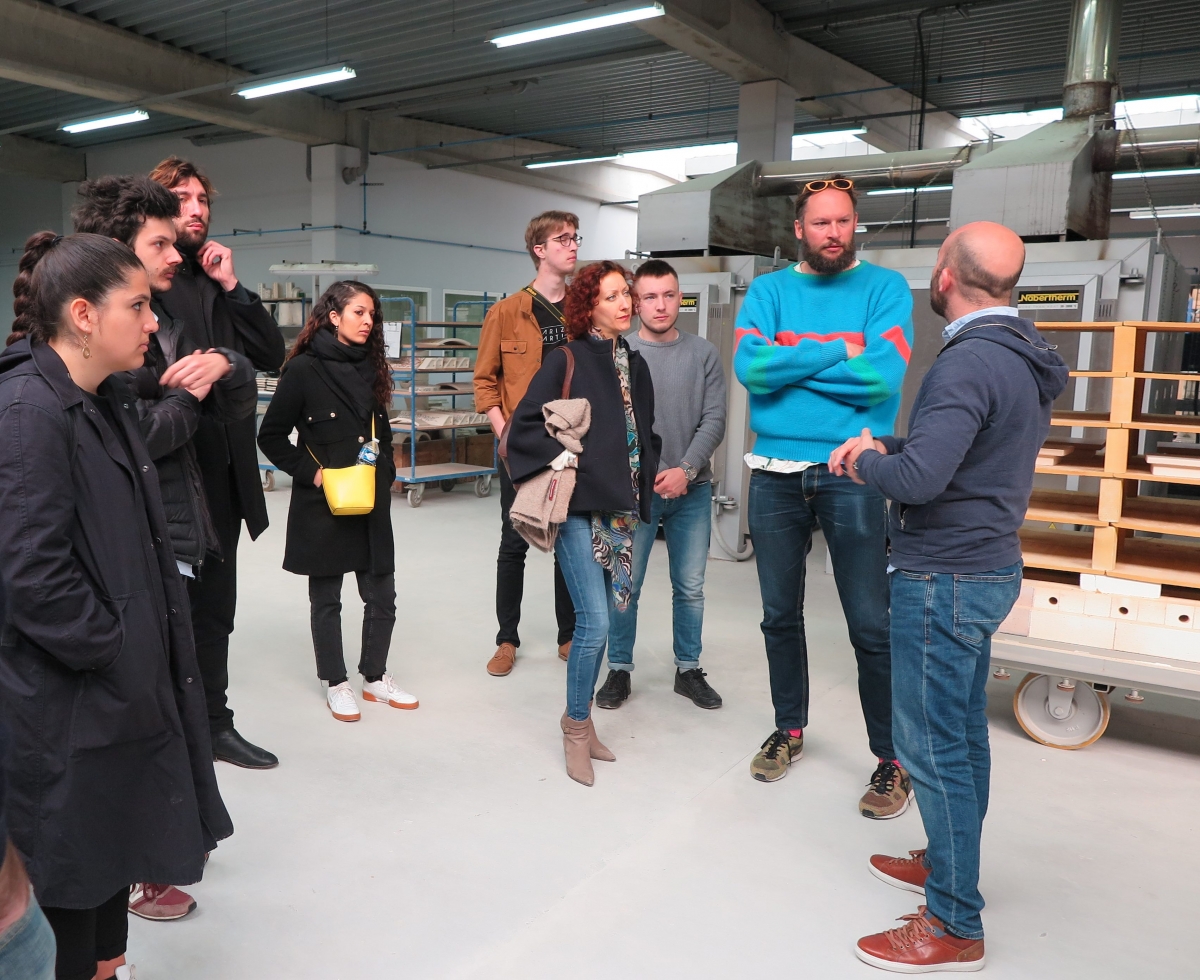Visite de l’Atelier céramique Régnier, DDCC 2019 © MDC Desvres.