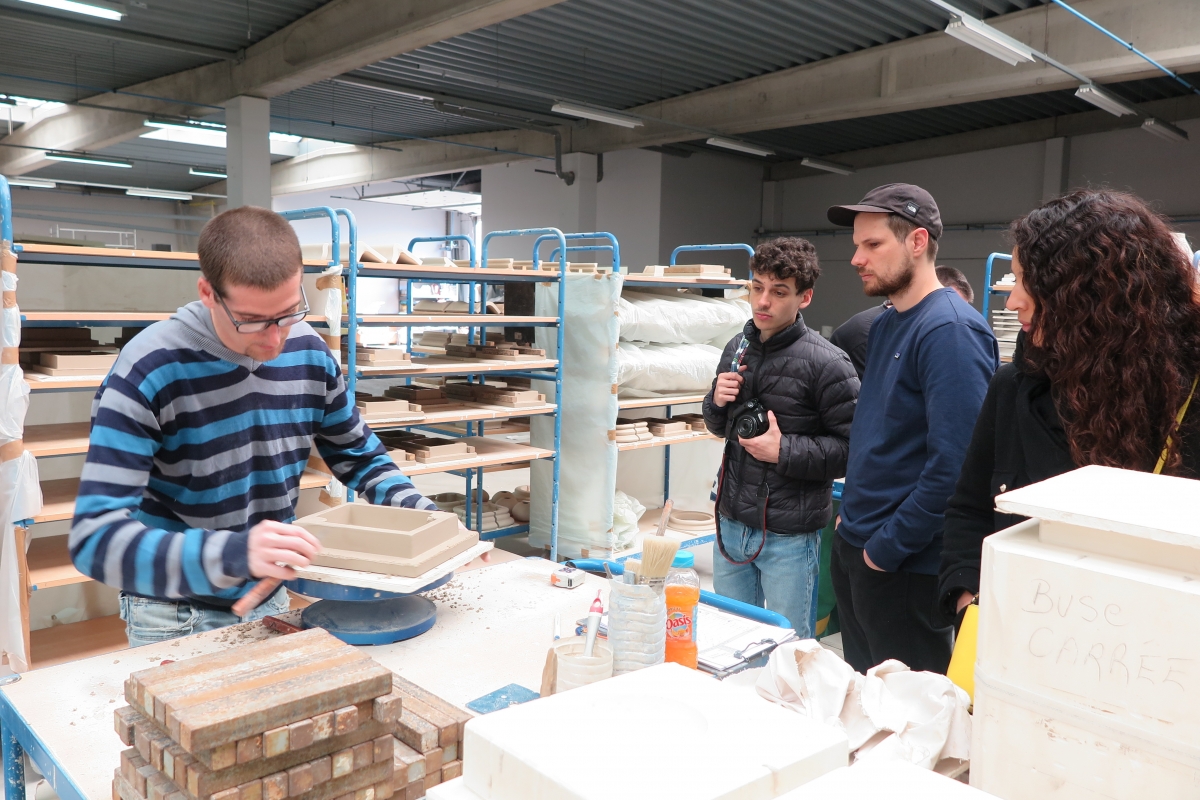 Visite de l’Atelier céramique Régnier, DDCC 2019 © MDC Desvres.